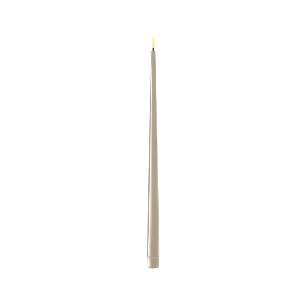 Sand Shiny - LED Dining Candle - 38cm - Set of 2