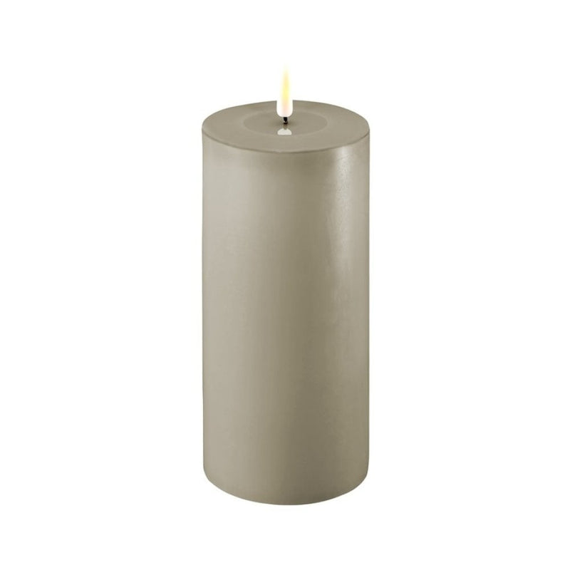 Block Candle LED - 10x20cm - Sand