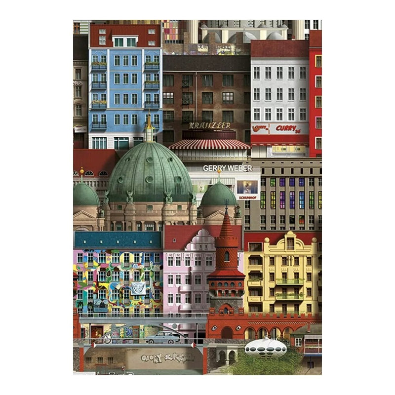 Berlin city poster 50 x 70cm