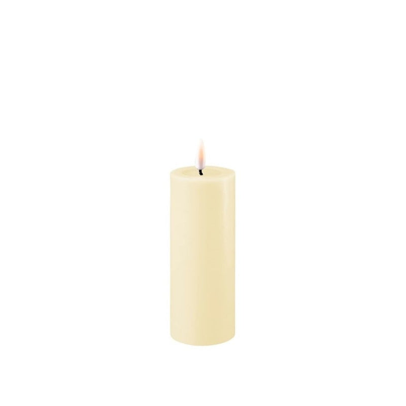 Block Candle LED - 5x 12.5cm - Cream