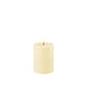 Block Candle LED - 7.5 x 10cm - Cream