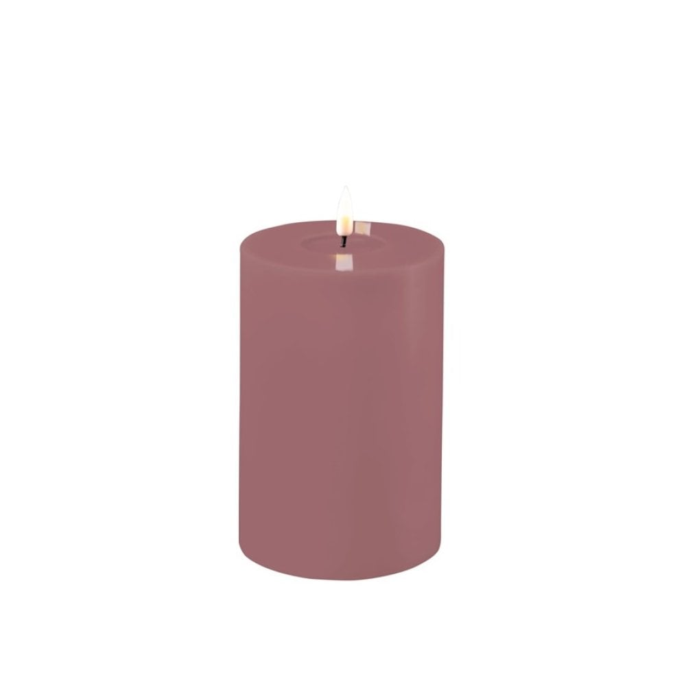 Light Purple - LED Candle - 10 x 15cm