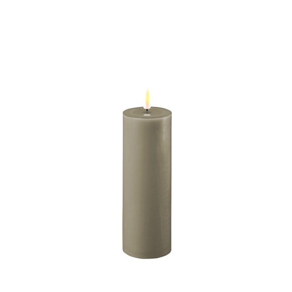 Sand - LED Candle - 5 x 15cm