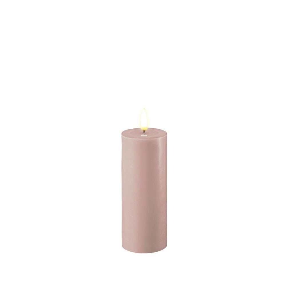 Rose - LED candle - 5 x 12.5cm