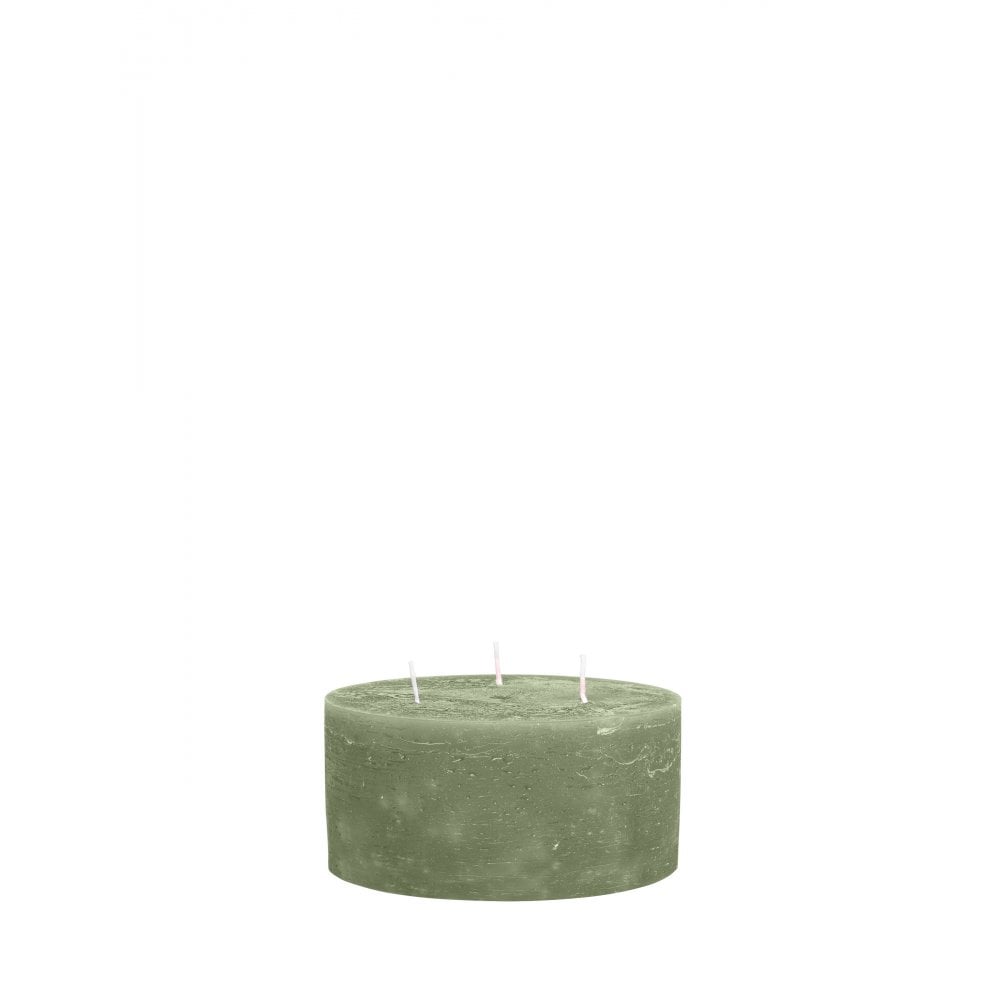 Rustic Forest Green Candle