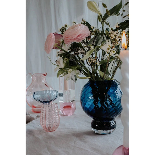 Meadow Swirl Vase - Blue - Large
