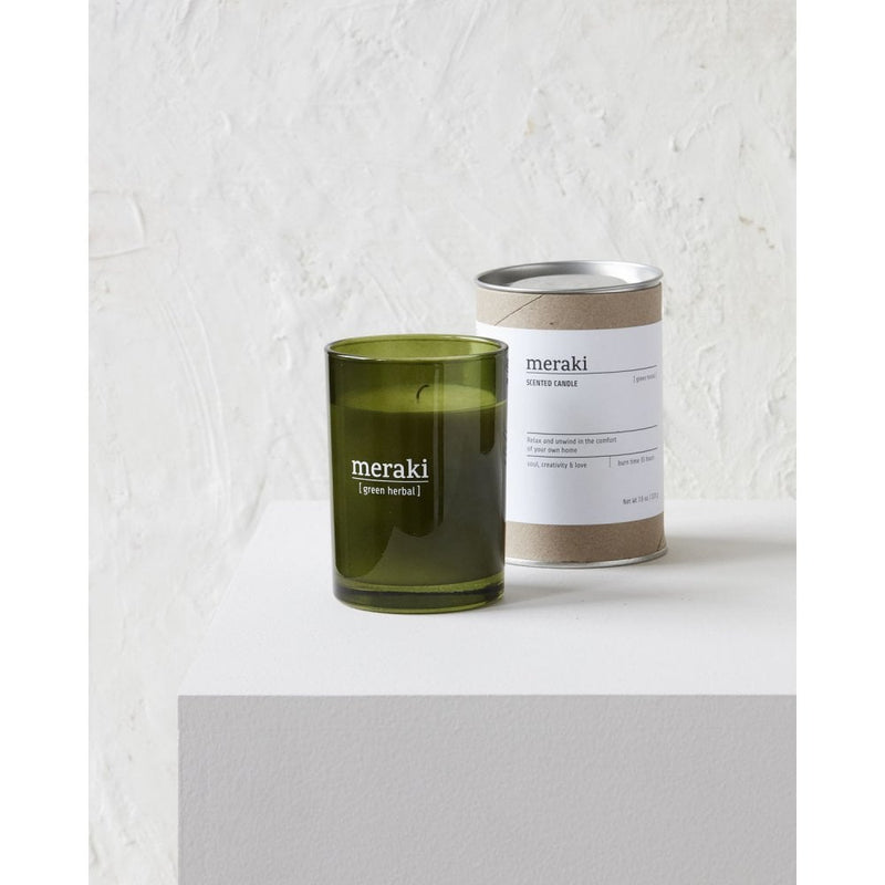 Scented Candle - Green Herbal