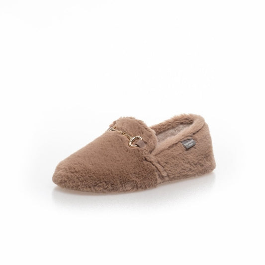 Melania Taupe Slippers