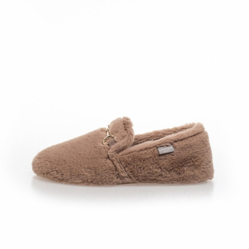 Melania Taupe Slippers
