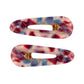Pointed Hair Clips - MARBLE EFFECT - Set of Two