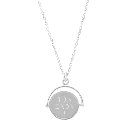 VIA London - Spinning Love Disc Necklace