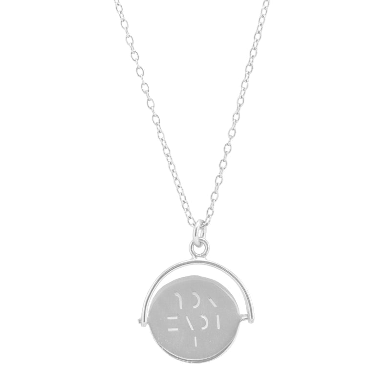 VIA London - Spinning Love Disc Necklace