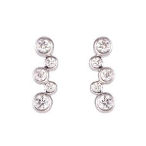 Juleo Jewellery - 5 Diamond Drop Earrings