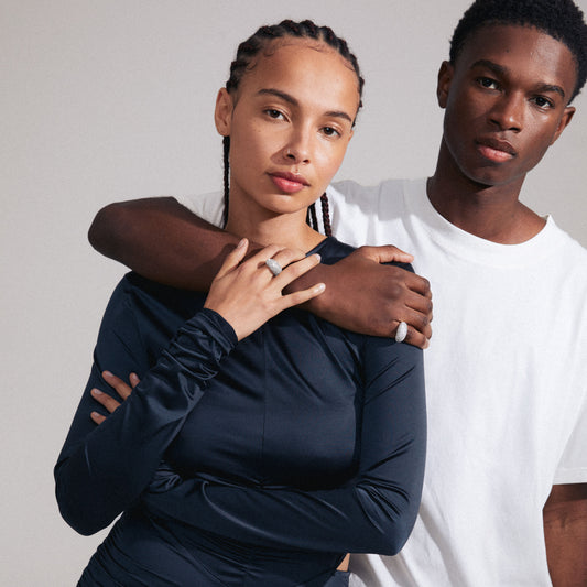 Ring - Focus Silver Plated Crystal Ring