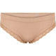Feline Rib Mini Knickers -Nude