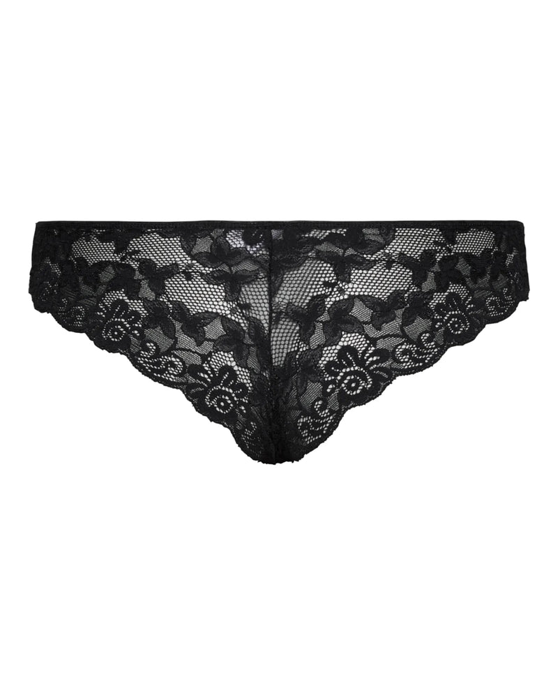 Emily Brazillian Knickers -  Black