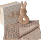 Rattle Set - Rabbit - Cream Peach