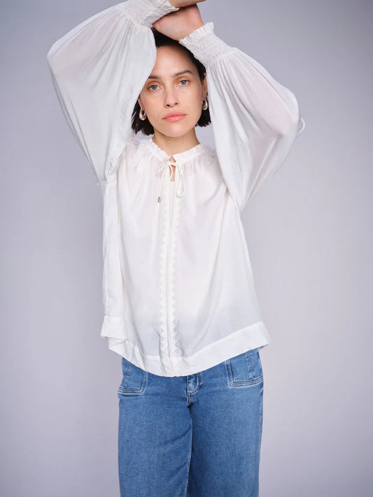 Top - MMMARB - Embroidered Blouse