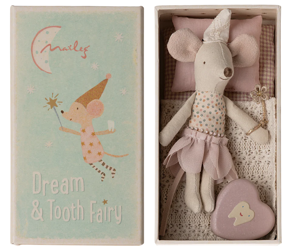 Tooth Fairy in Matchbox - Pink - Little Sister