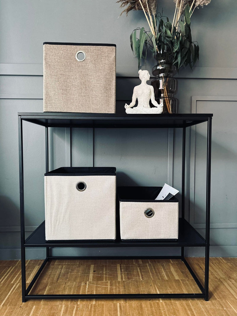 Storage Box - Canvas - Taupe