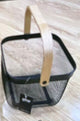 Basket With Handle  - Metal - Black
