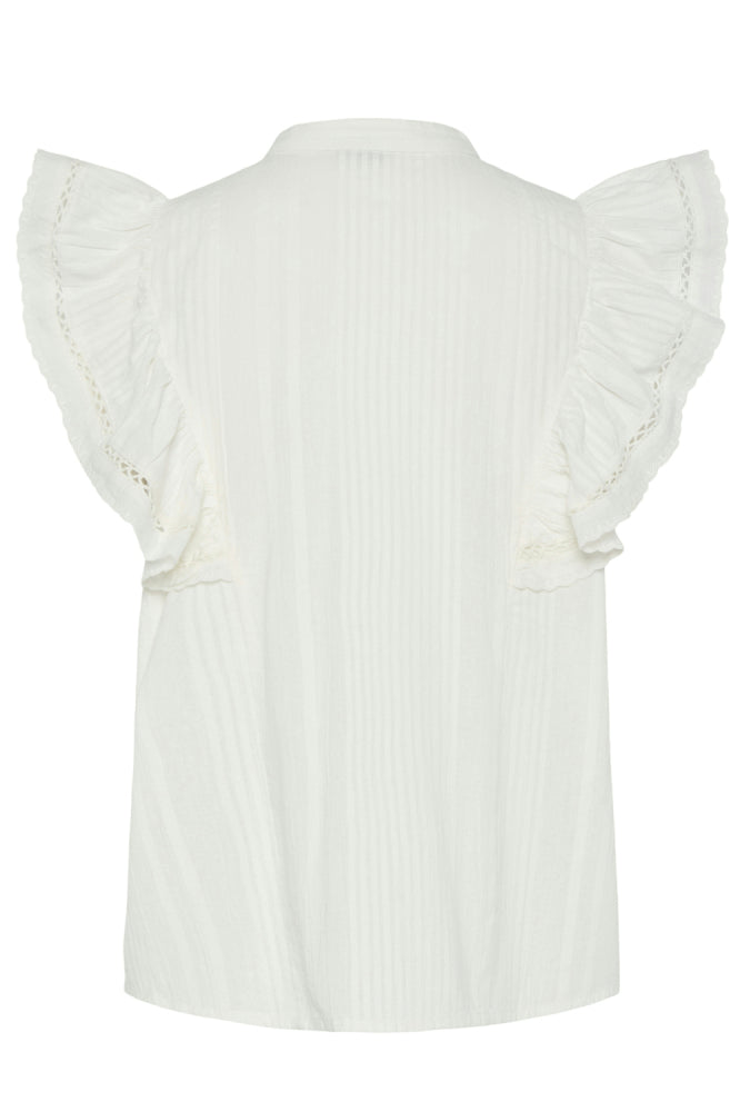 Shirt - PCSIKKA SHIRT - Cloud Dancer
