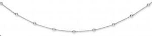 Juleo Jewellery - 18ct White Gold Long Necklace - Diamonds