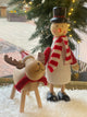 Christmas decoration - Snowman - Wood