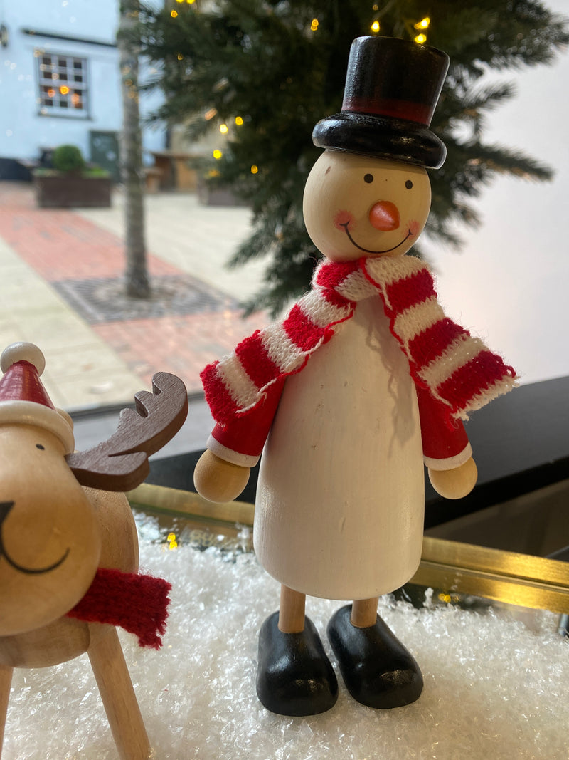 Christmas decoration - Snowman - Wood