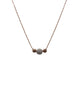 Juleo Jewellery - Silver Cubic Zirconia Ball - 18ct Rose Gold Plating - Necklace