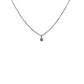 Juleo Jewellery - Single Cubic Zirconia Pod Necklace - 45cm