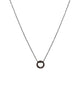 Juleo Jewellery - 'Love Cherish Adore' Necklace -  Black Rhodium Plated