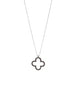 Juleo Jewellery - Large Open Clover Necklace