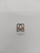 Juleo Jewellery - Cross Over Ring - 18ct Rose Gold Plated