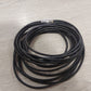 SAN Design - Leather & Steel Thin Brown - Black Bracelet - 19cm