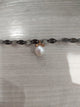 SAN Design - Oxidised Bracelet with Pearl - 19cm - Sterling Silver