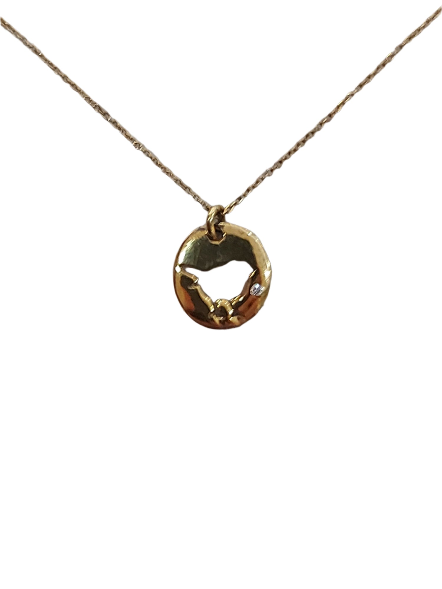 Juleo Jewellery - Disc pendant with Bird