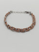 Juleo Jewellery - Mesh Bracelet - 18ct Rose Gold Plated & Silver