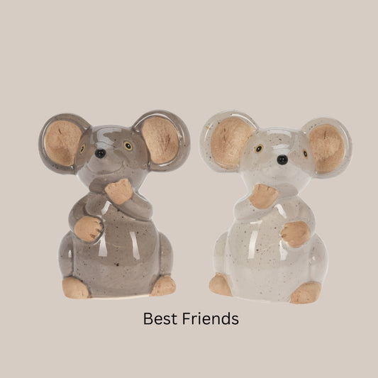 Decoration - Mouse - Porcelain