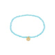 Bracelet - INDIE - Sky Blue - Gold Plated