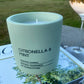 Citronella and Mint Candle - Outdoor