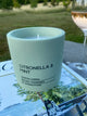 Citronella and Mint Candle - Outdoor