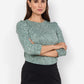 Top - MARCIA AOP - Green - LB