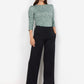 Top - MARCIA AOP - Green - LB