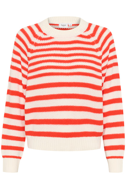 Jumper - IBENMEISZ PULLOVER - Flame Scarlet - LB