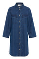 Dress - ZHIVASZ - Medium Blue Denim - LB