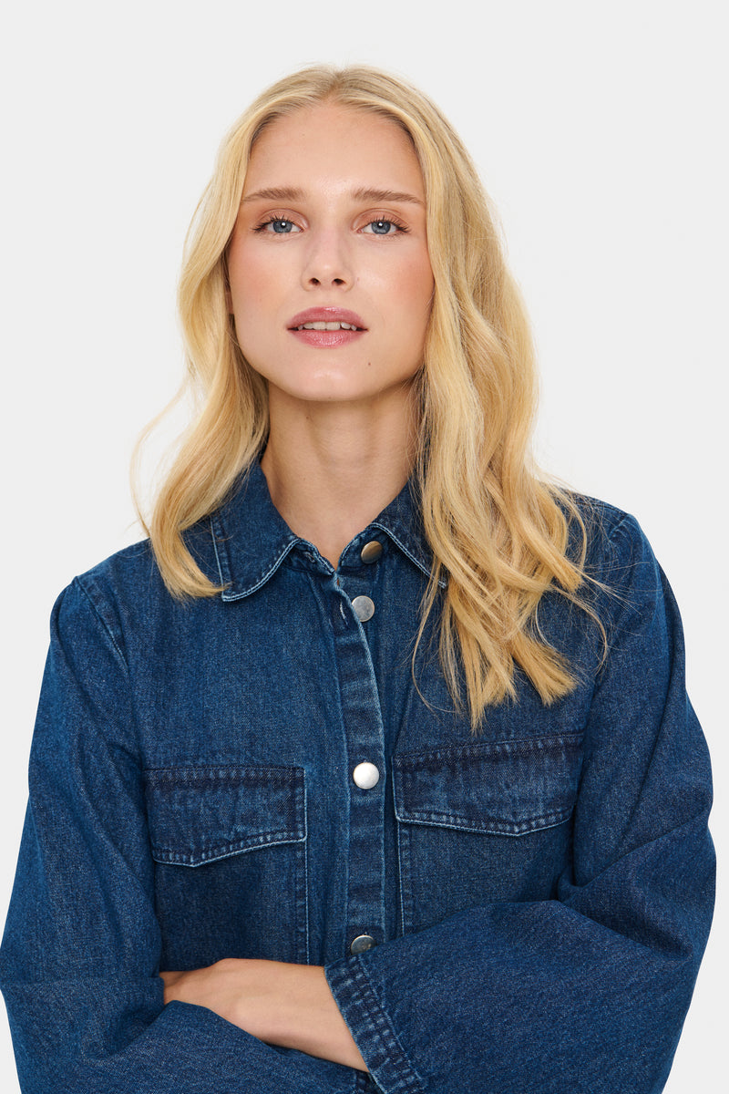 Dress - ZHIVASZ - Medium Blue Denim - LB
