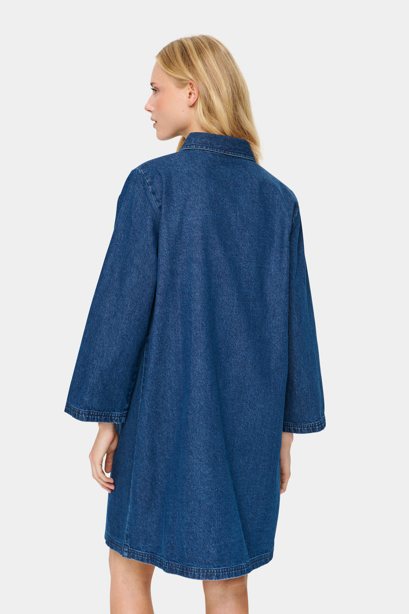 Dress - ZHIVASZ - Medium Blue Denim - LB