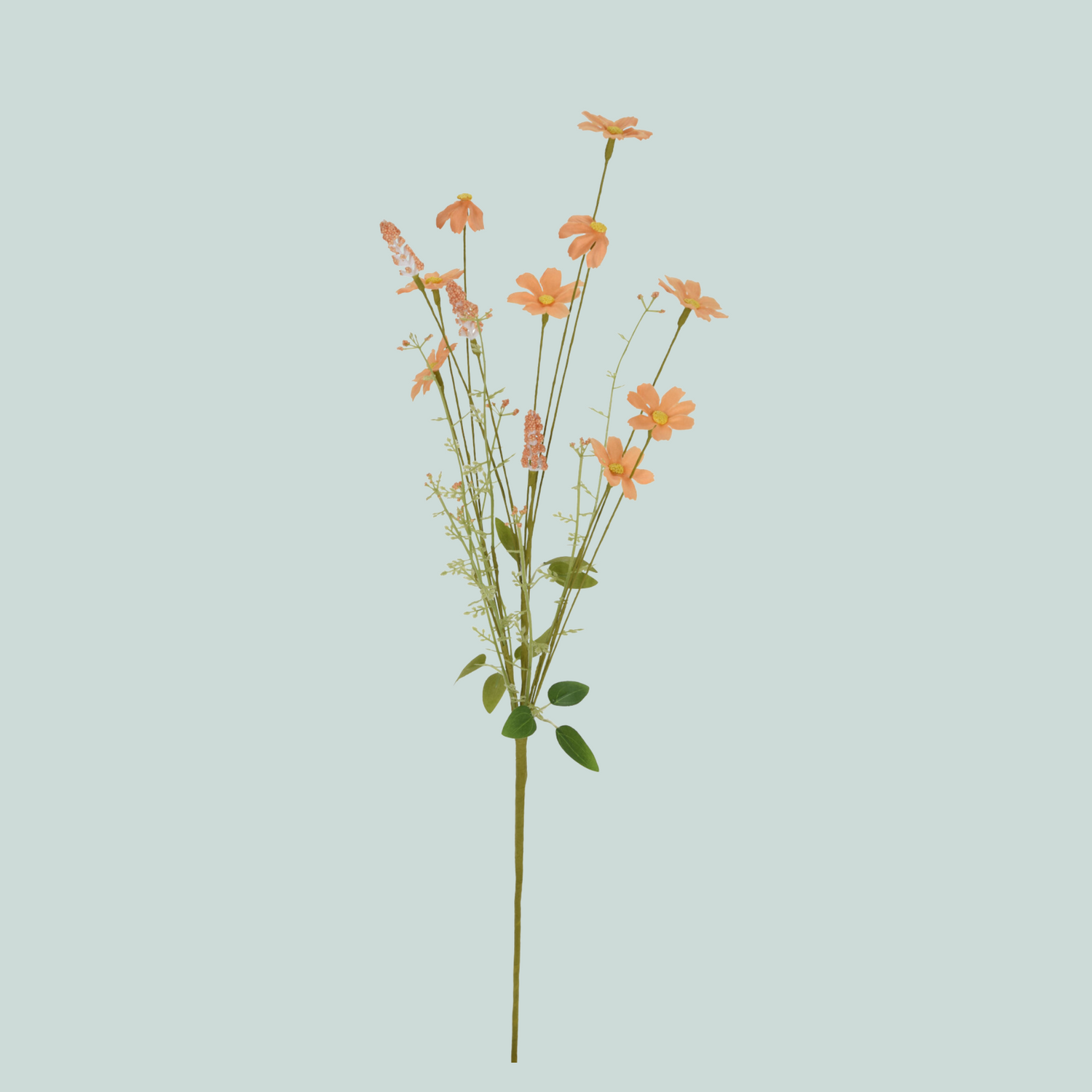 Stem - Artificial Flower - Orange