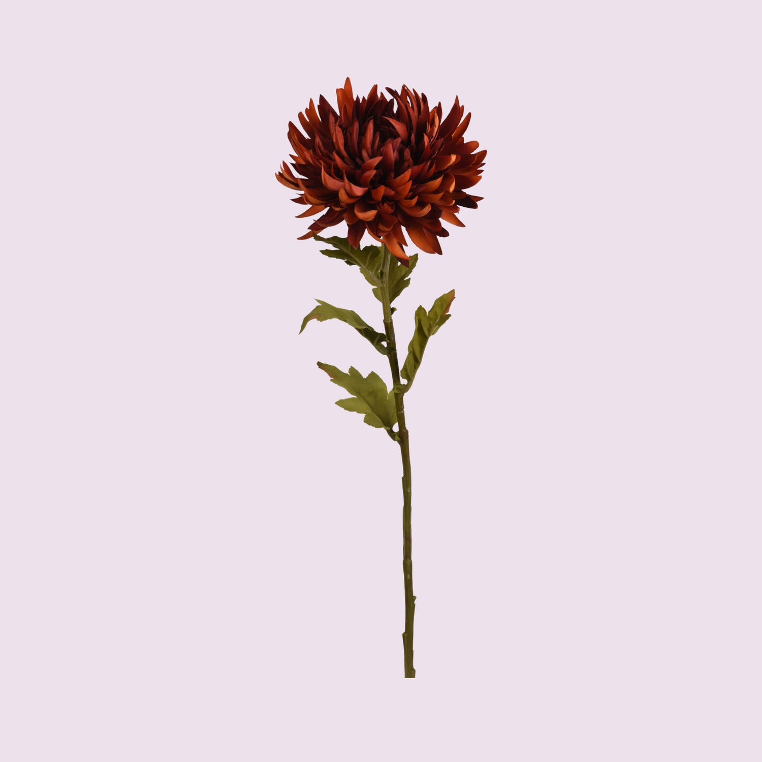Stem - Artificial Flower - Chrysanthemum - Savannah Red